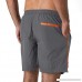 MAGNIVIT Men's Swim Trunks Swimwear Quick Dry Beach Shorts Bathing Suit with Mesh Lining Grey B07P1892VF